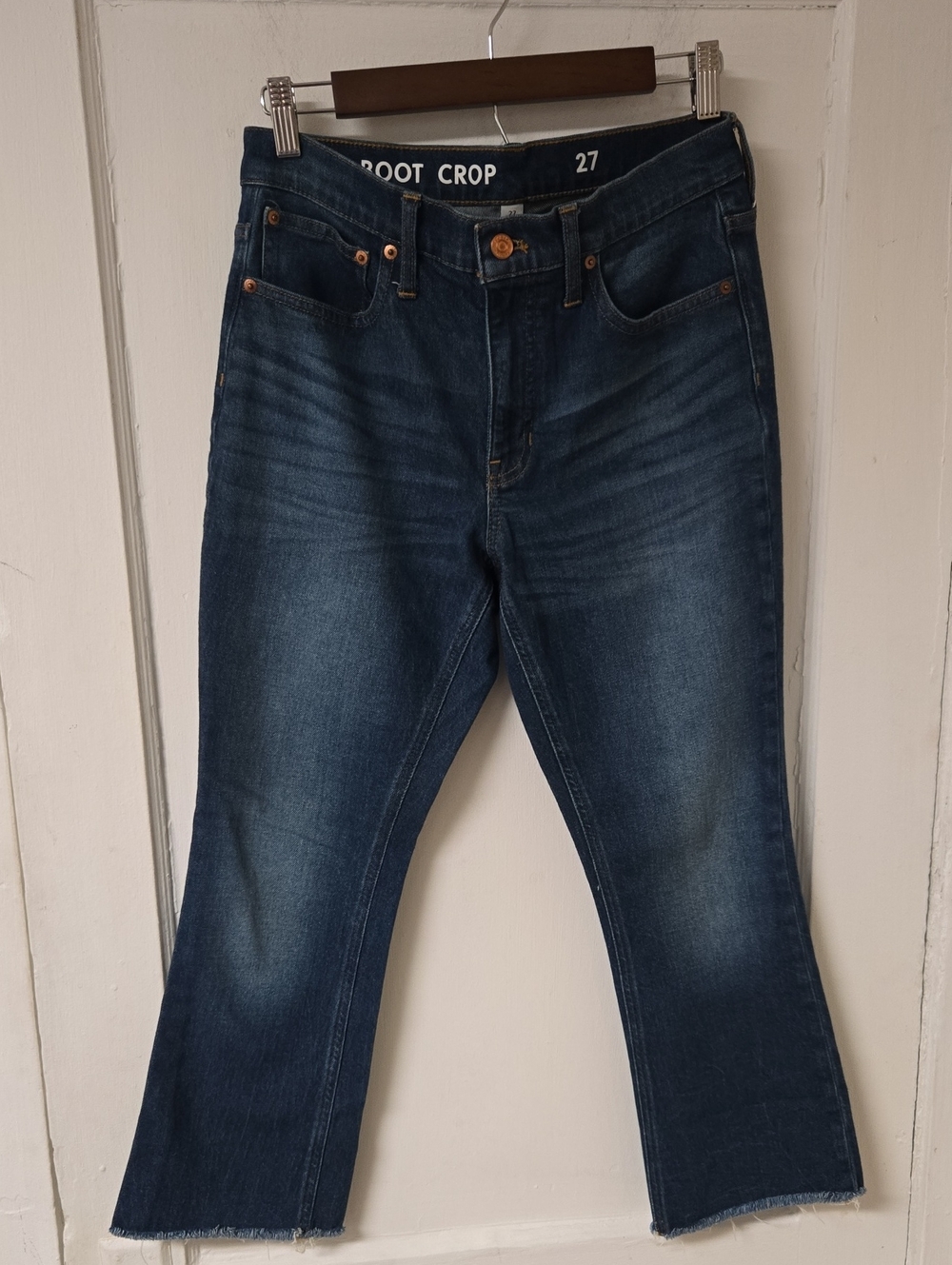 J. Crew Billie Demi Boot Crop Jeans 27